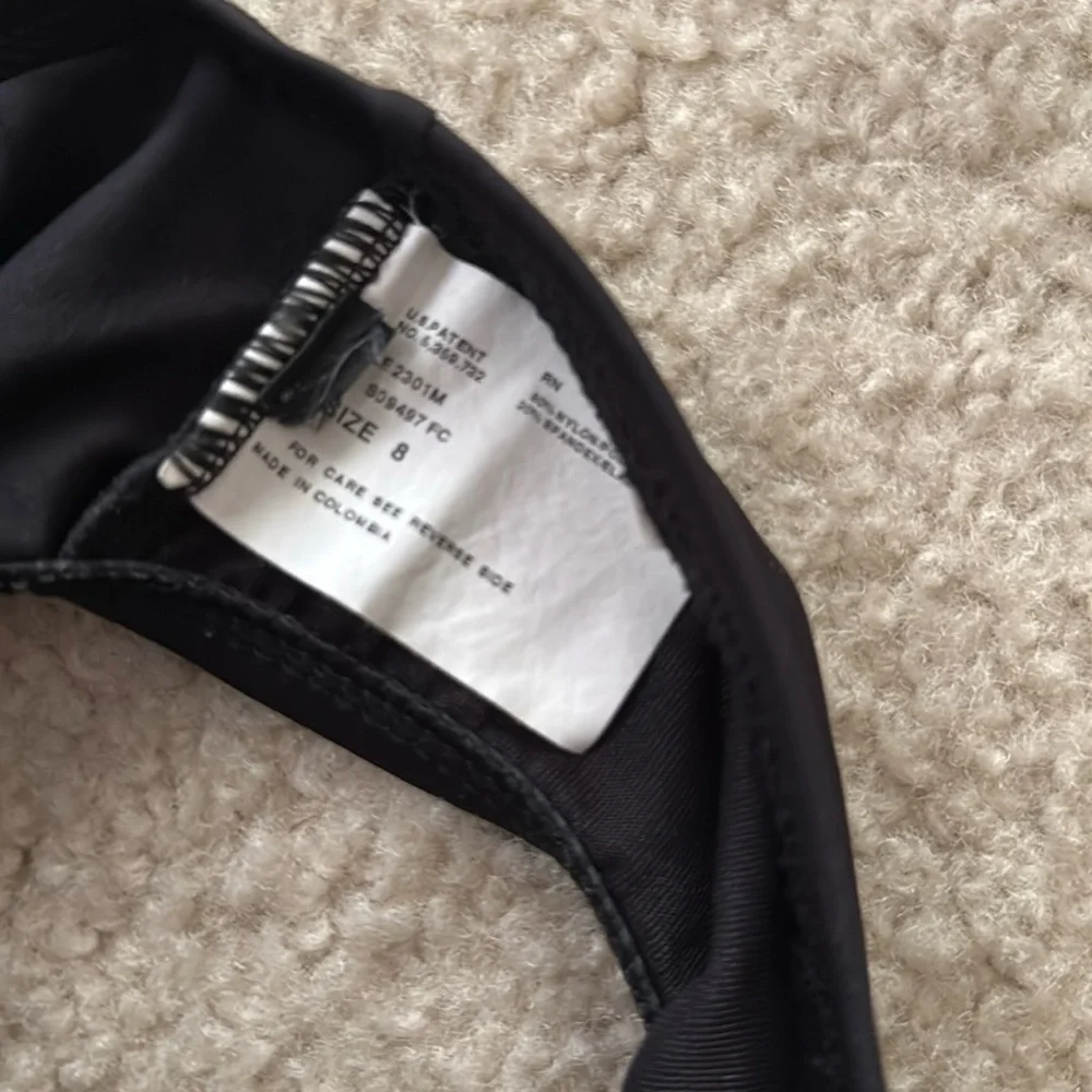 Black Tankini Swimsuit - Size 8 - Picture 3 of 3